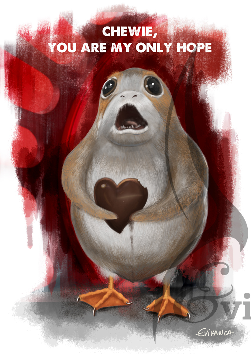 illustratie porg star wars